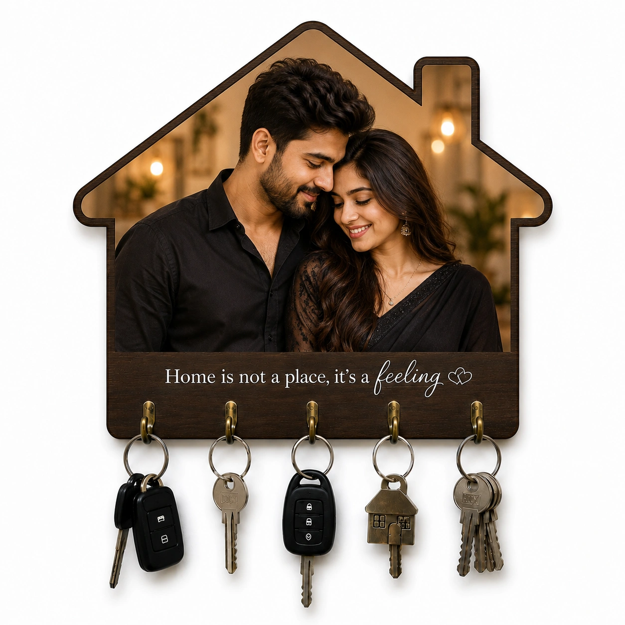 Couple Photo Key  Hanger